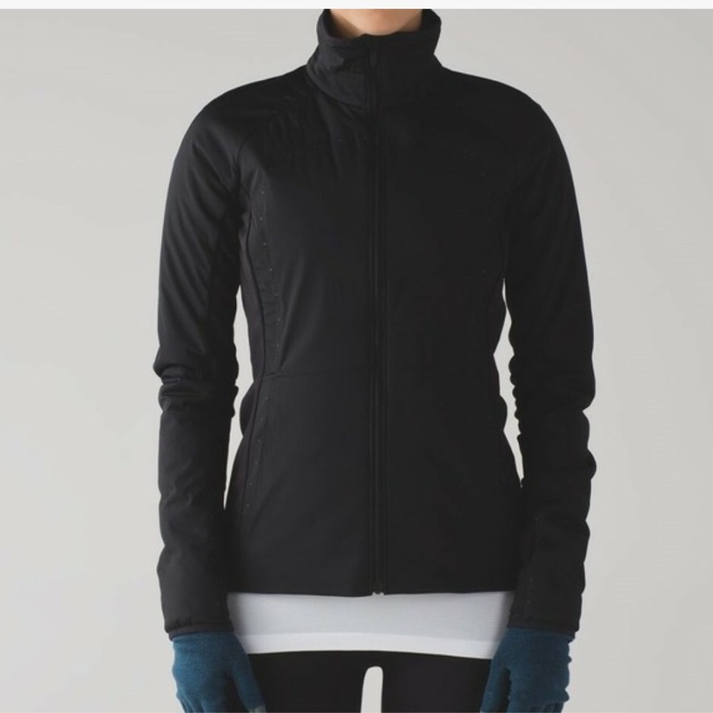 Lululemon Run For Cold Jacket Primaloft Black BLK LW4IG7S Size 6